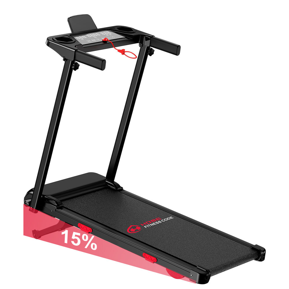 Klappbares Laufband Q5 mit Steigung, Bürstenlosem Motor, Geschwindigkeit 1–12 Km/H