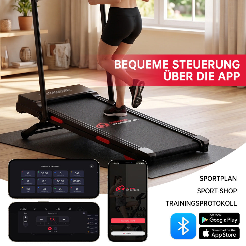 Laufband Y5 mit Bürstenlosem Motor, 0 % - 15 % Automatische Steigung