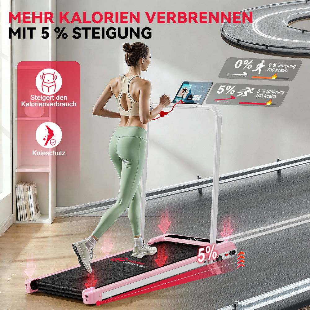Laufband Z3 mit Bürstenlosem Motor, Tempo 1-6KM/H, 5 % Manuelle Steigung