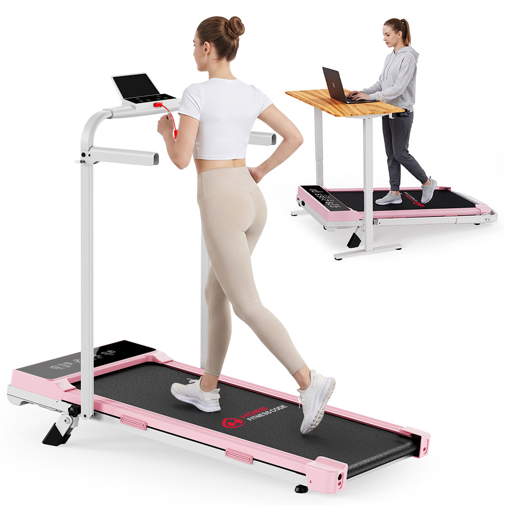 Klappbares Laufband Q2 Pro mit 5 % Manuelle Steigung, Geschwindigkeit 1–10 km/h (Neue Version)