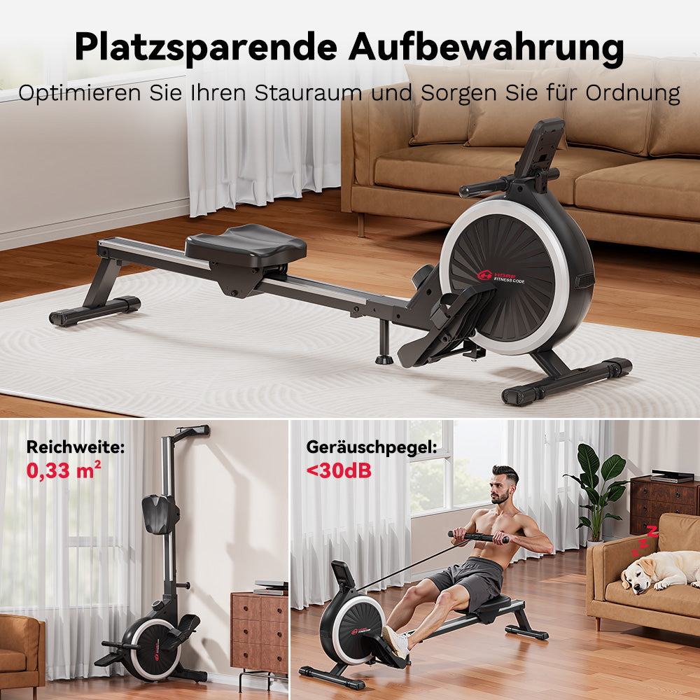 Magnetisches Rudergerät, 16-Stufen-Widerstand