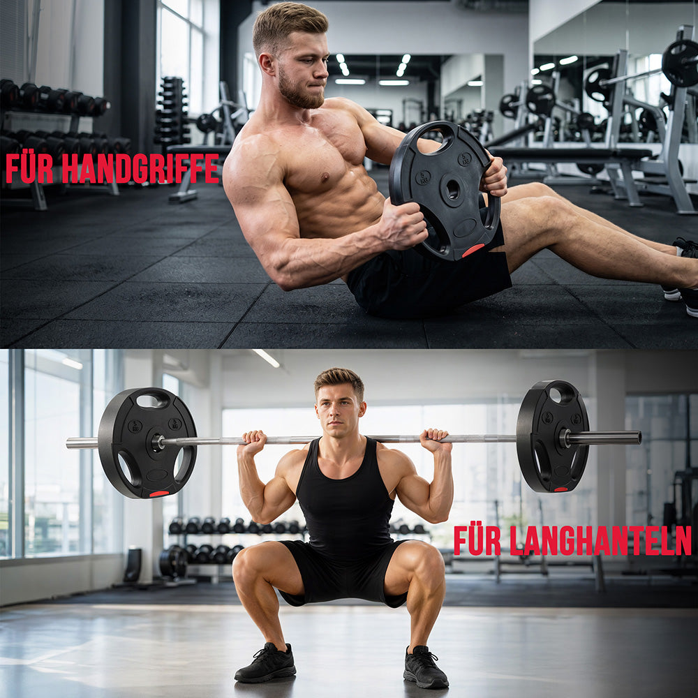1-Zoll-Standard-Hantelscheiben, 5 x 5KG