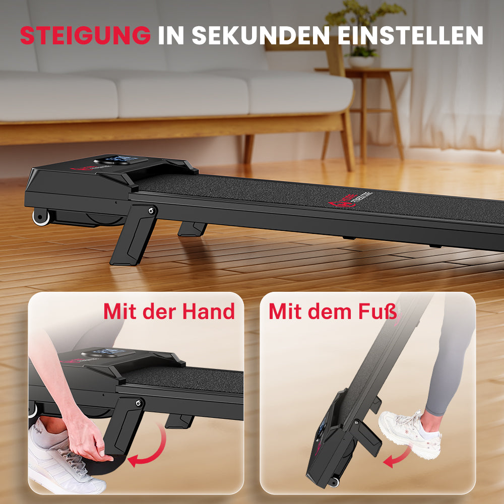 Laufband T7, Tempo 1-6KM/H, 5 % Manuelle Steigung