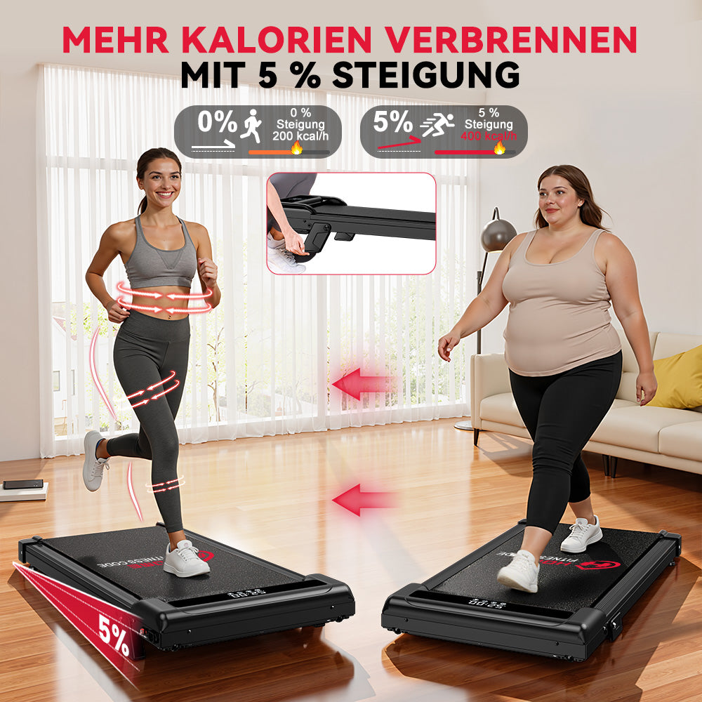 Laufband Z3 mit Bürstenlosem Motor, Tempo 1-6KM/H, 5 % Manuelle Steigung