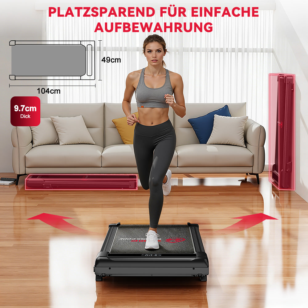 Laufband Z3 mit Bürstenlosem Motor, Tempo 1-6KM/H, 5 % Manuelle Steigung