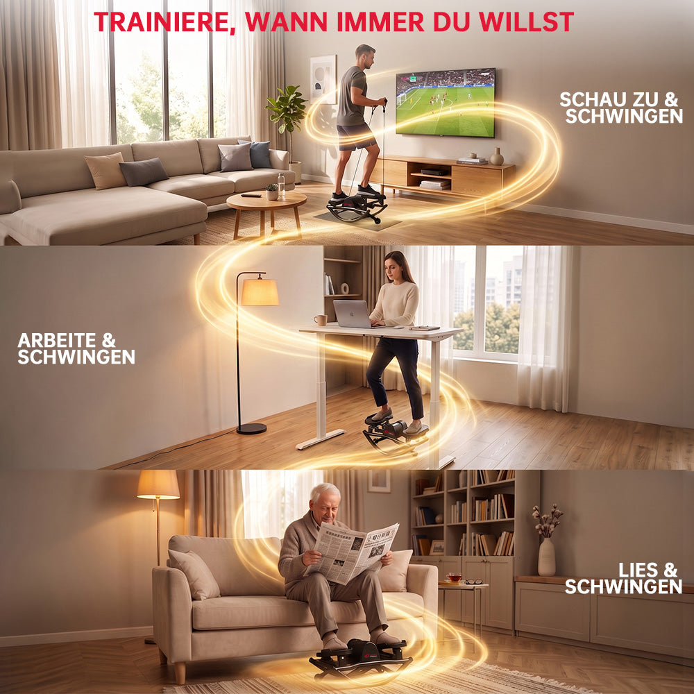 U-förmiger Stepper mit Widerstandsband & Rutschfester Matte