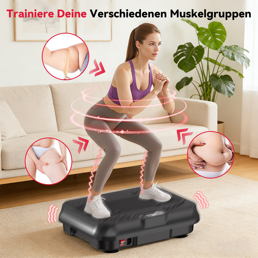 Fitness-Vibrationsplatte F1, 250 Intensitätsstufen
