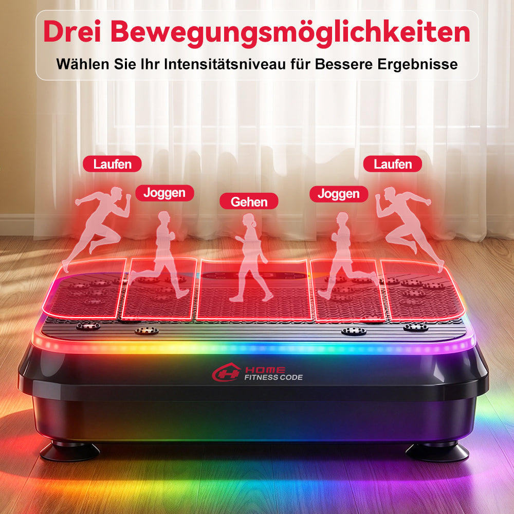 Fitness-Vibrationsplatte F1, 250 Intensitätsstufen