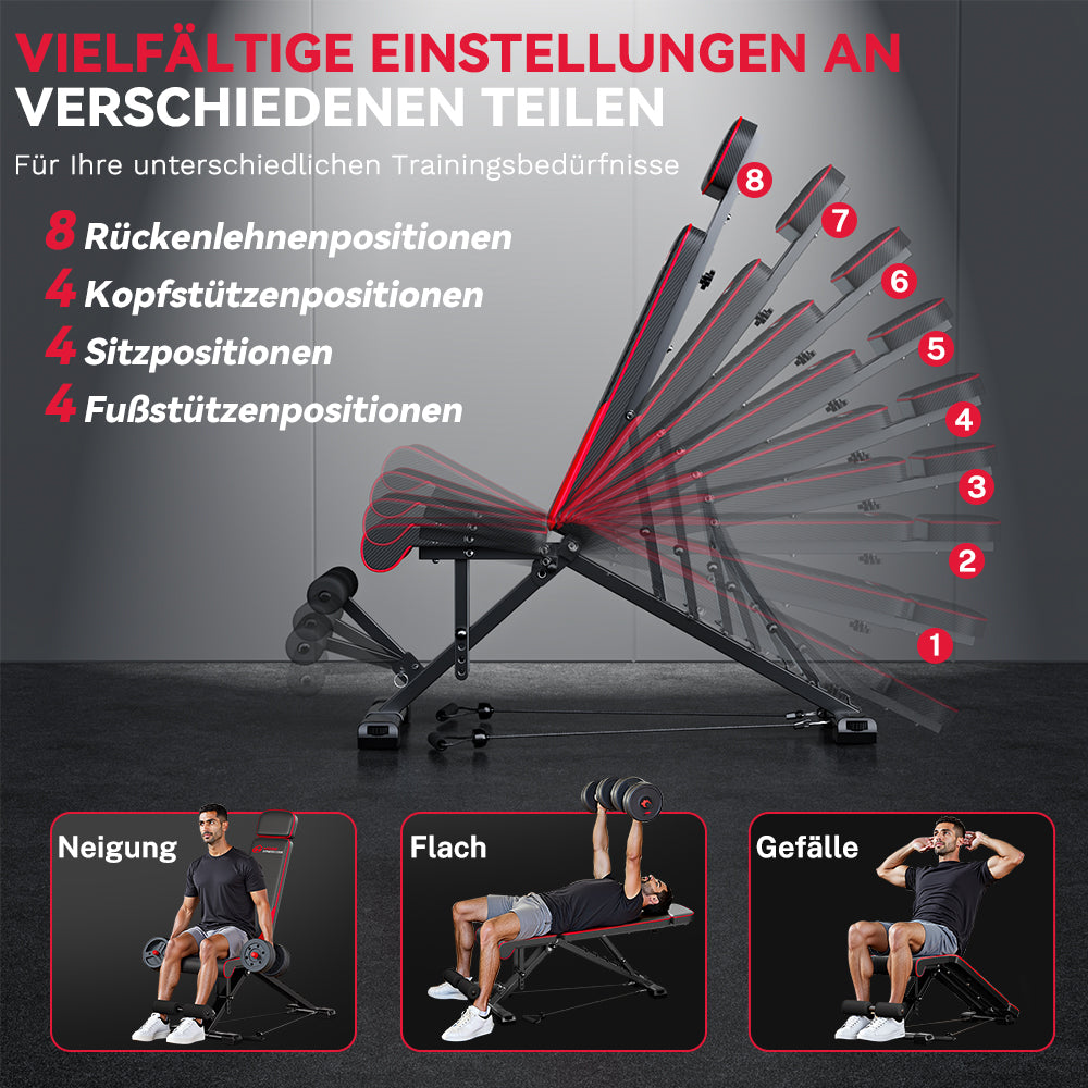 Faltbare Trainingsbank