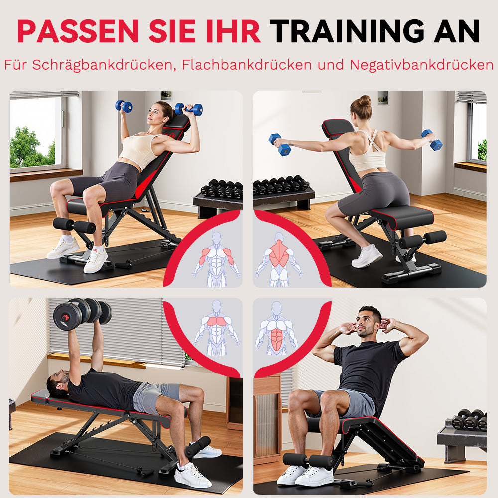 Faltbare Trainingsbank