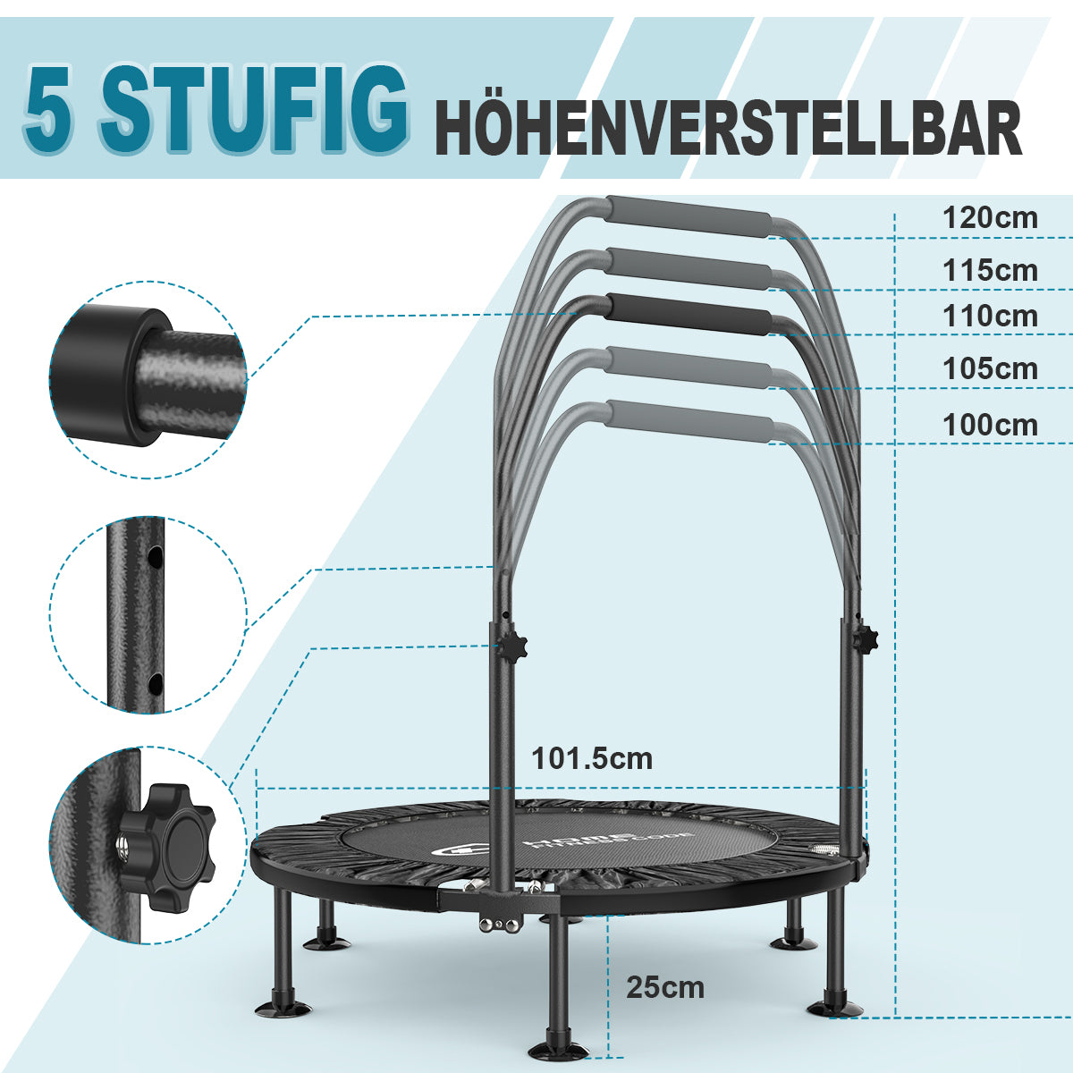 40-Zoll Faltbares Trampolin