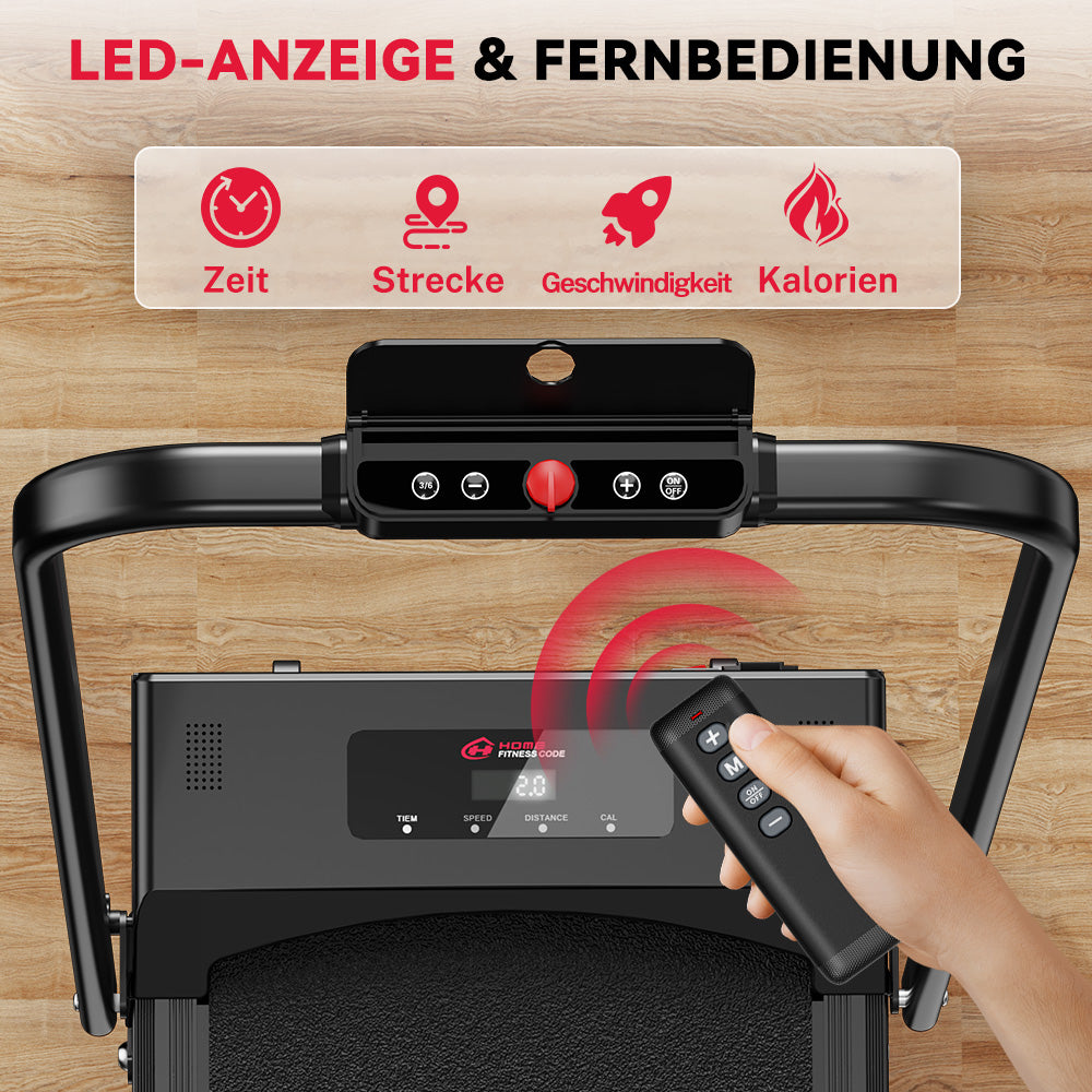 Klappbares Laufband C1, Tempo 1-10KM/H, 5 % Manuelle Steigung