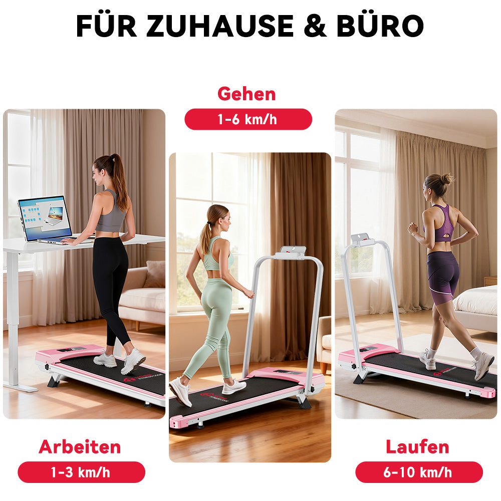 Klappbares Laufband C1, Tempo 1-10KM/H, 5 % Manuelle Steigung