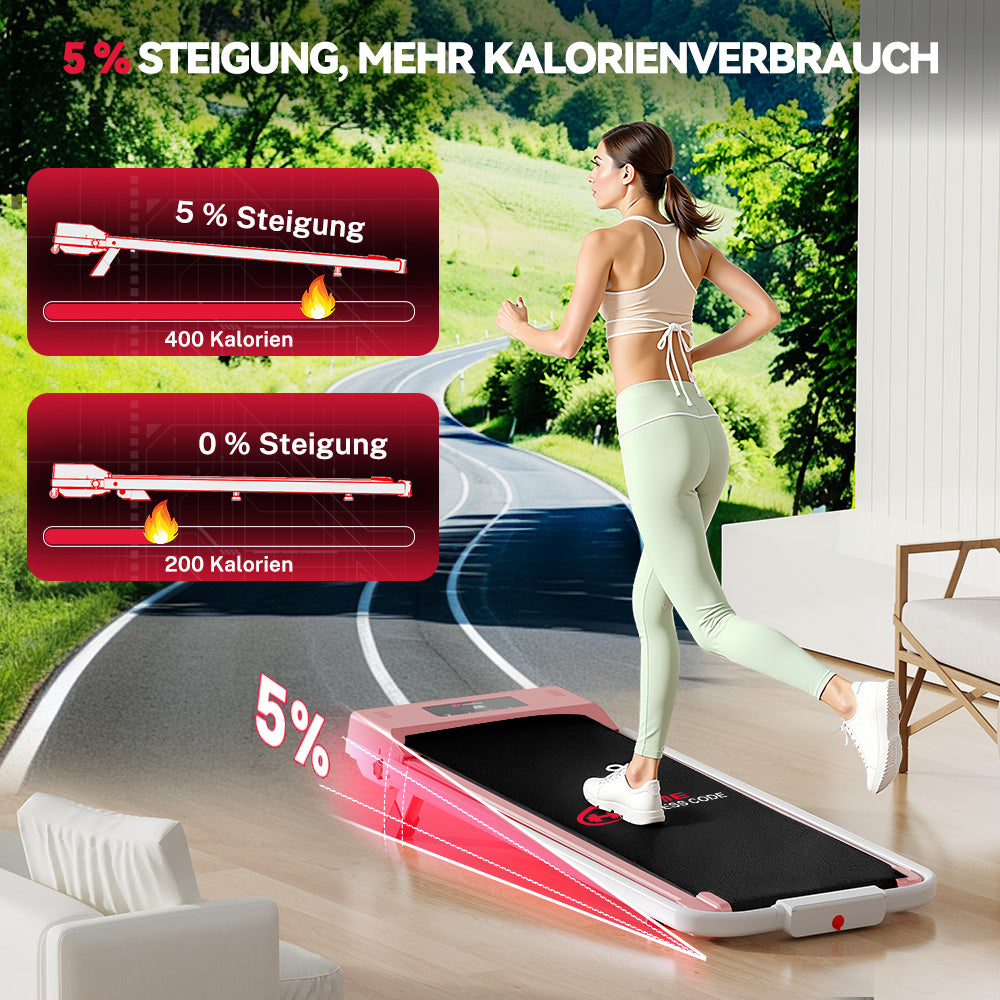 Klappbares Laufband C1, Tempo 1-10KM/H, 5 % Manuelle Steigung