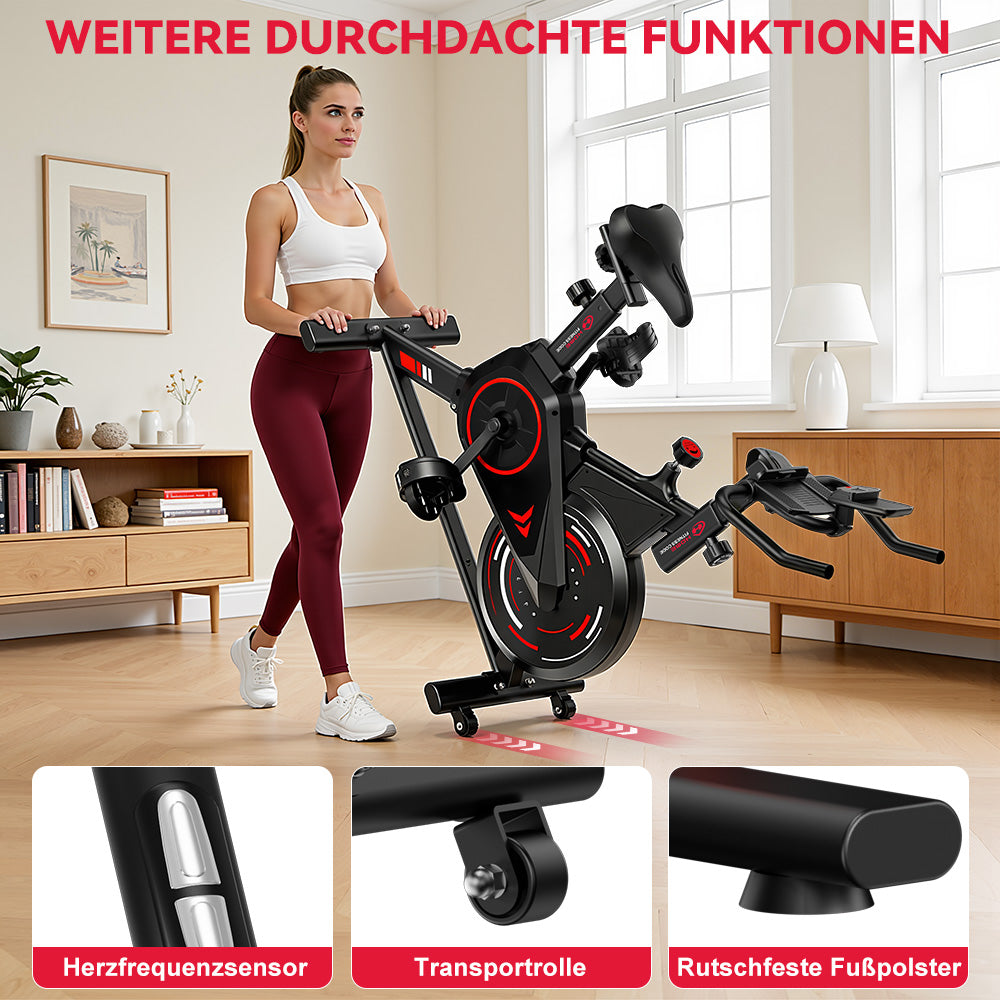 Stationärer Heimtrainer C1, Schwungrad 6KG