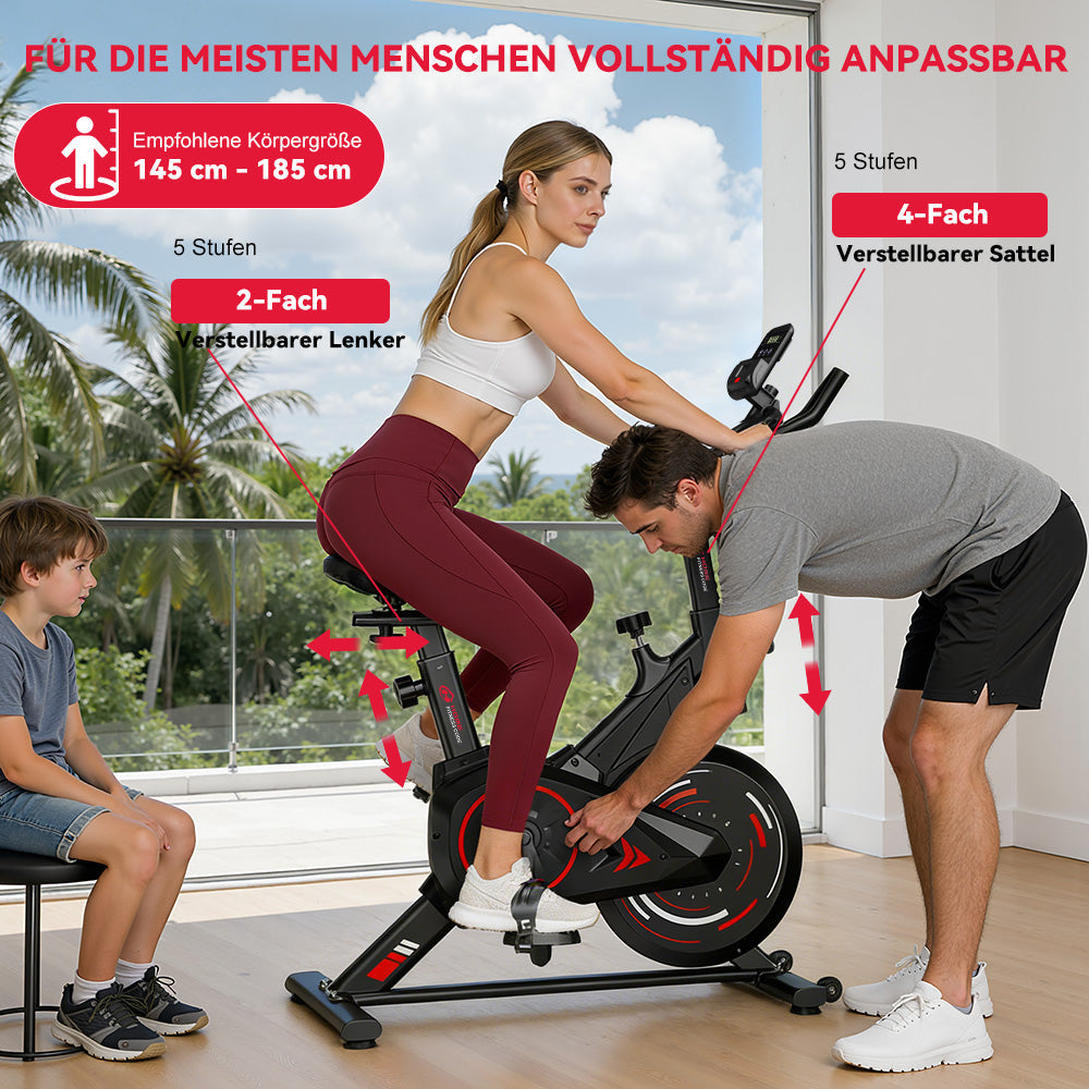 Stationärer Heimtrainer C1, Schwungrad 6KG