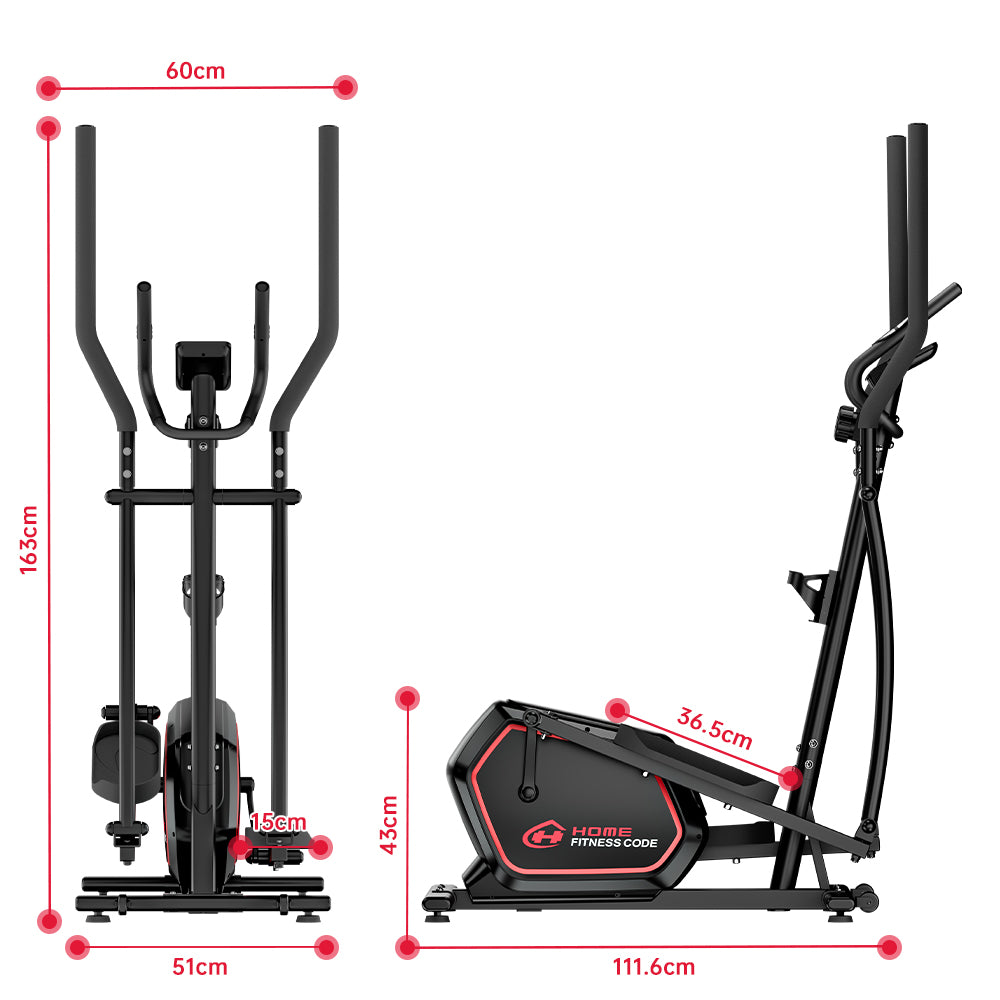 Ellipsentrainer E200, 16-Stufiger Magnetwiderstand