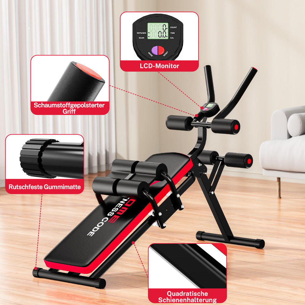 Faltbarer Bauchmuskeltrainer