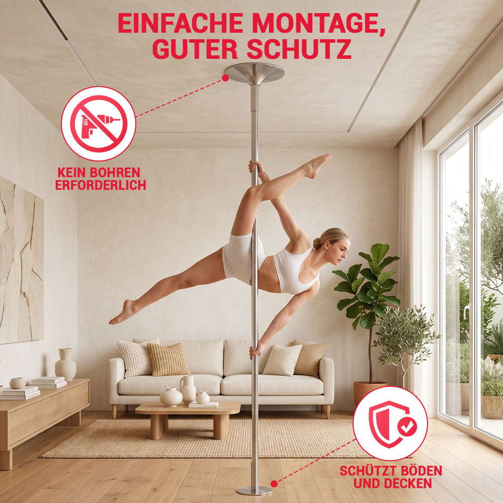 Höhenverstellbare Turnstange für Fitness