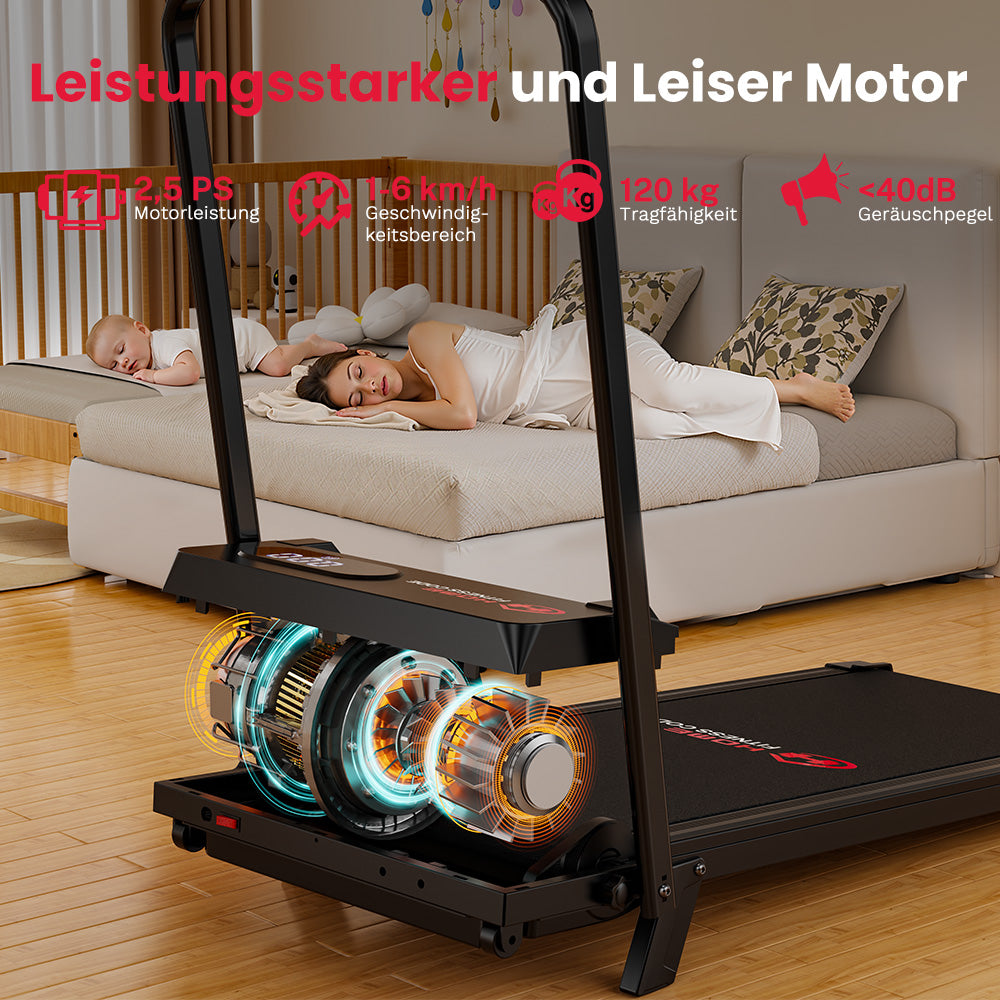 Laufband T7, Tempo 1-6KM/H, 5 % Manuelle Steigung