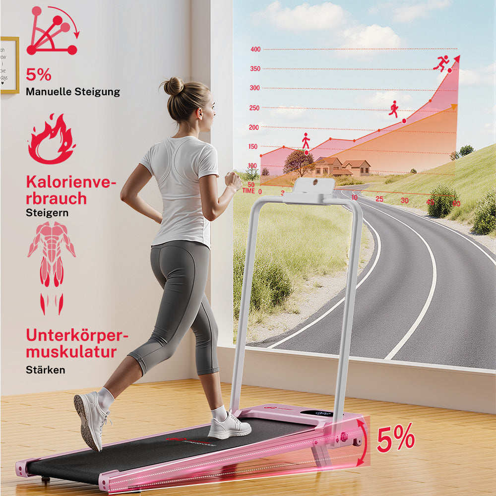 Laufband T7, Tempo 1-6KM/H, 5 % Manuelle Steigung