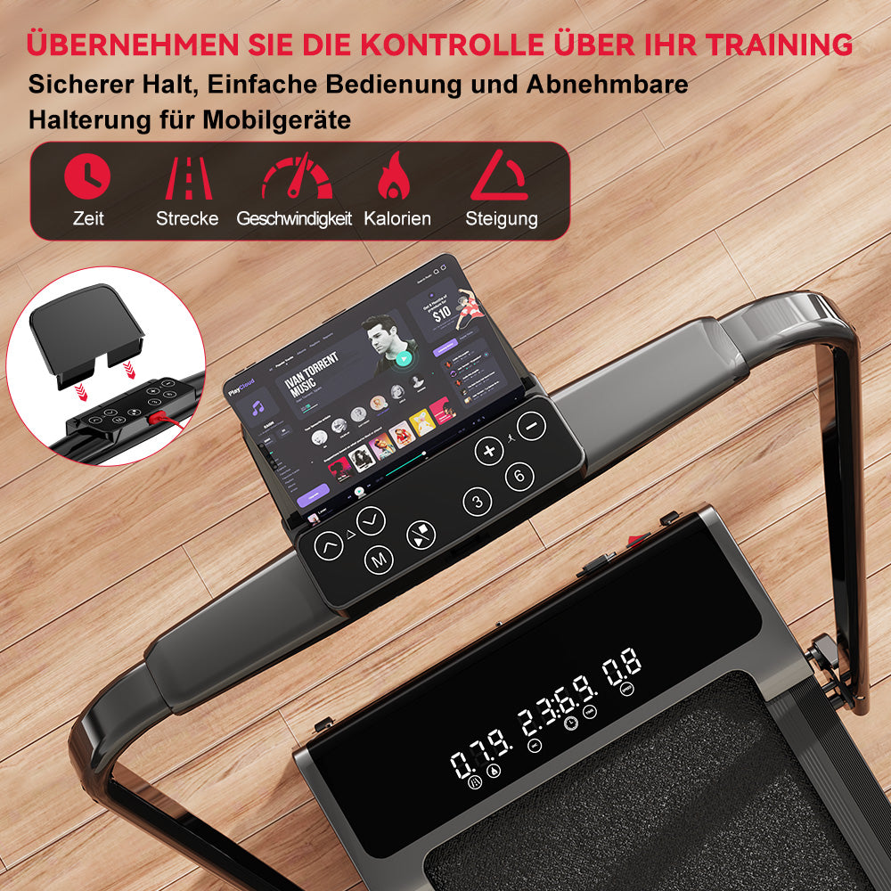 Klappbares Laufband Y3 mit Bürstenlosem Motor, 12 % Automatische Steigung