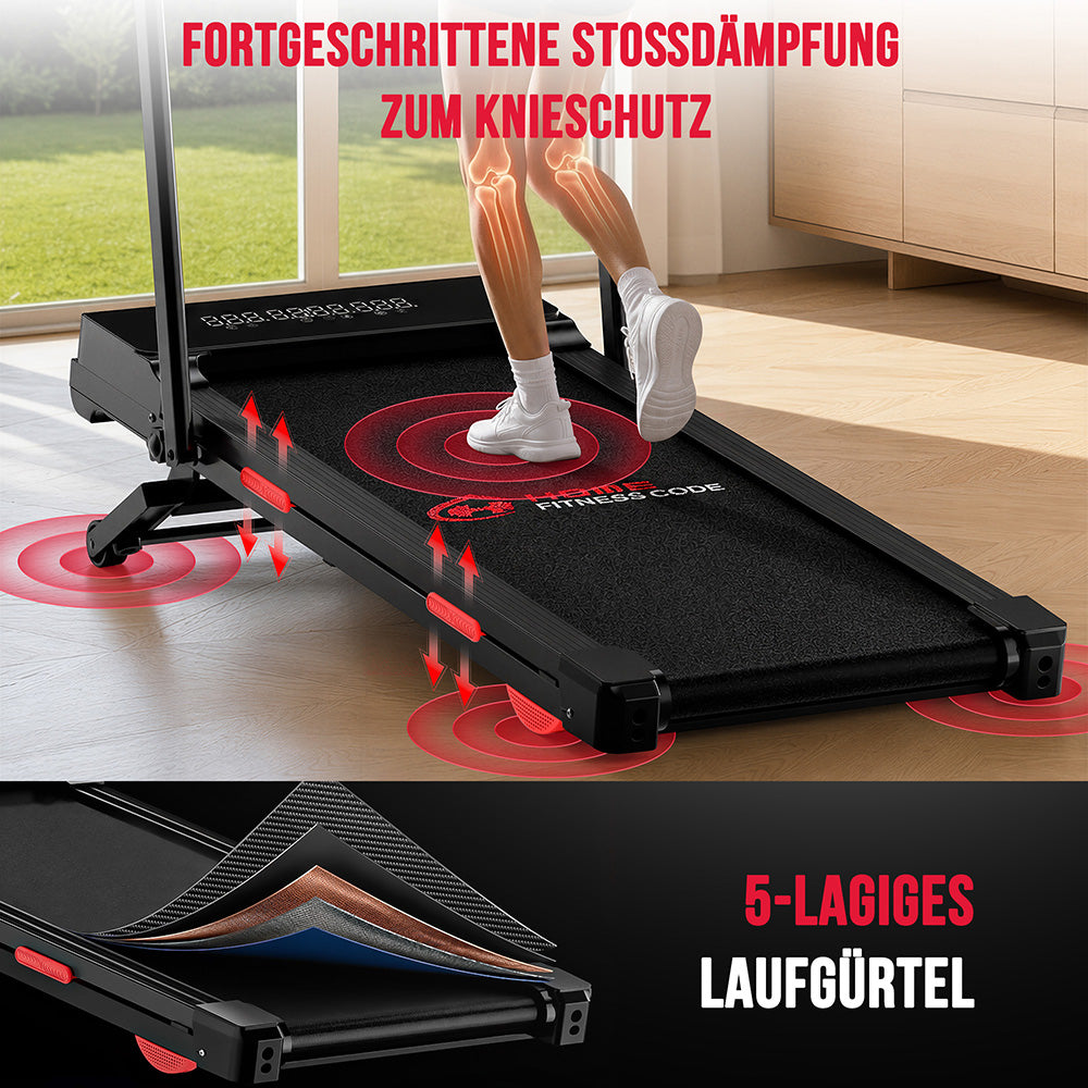 Laufband Y5 mit Bürstenlosem Motor, 0 % - 15 % Automatische Steigung