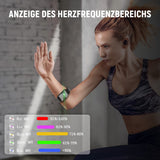 Herzfrequenzmess-Armband, Bluetooth 5.0/ANT+, IP67 Wasserdicht