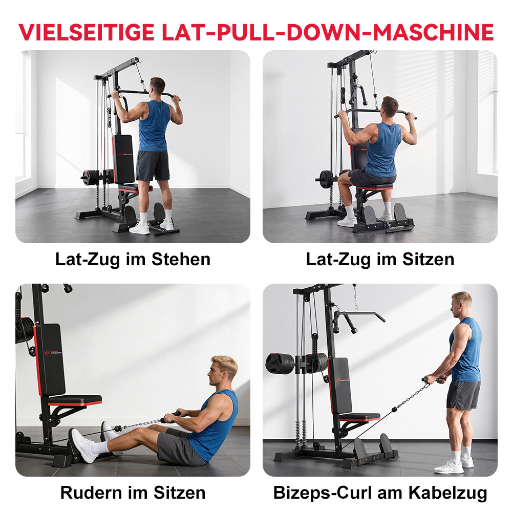 LAT-Zugturm-Ruderzug-Kabelzugmaschine