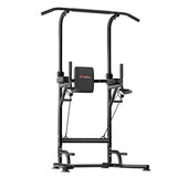 Power Tower Dip Station A1, mit Widerstandsbändern