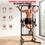 Power Tower Dip Station A1, mit Widerstandsbändern