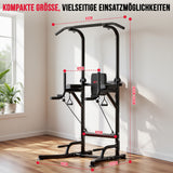 Power Tower Dip Station A1, mit Widerstandsbändern