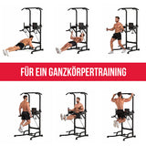 Power Tower Dip Station A1, mit Widerstandsbändern