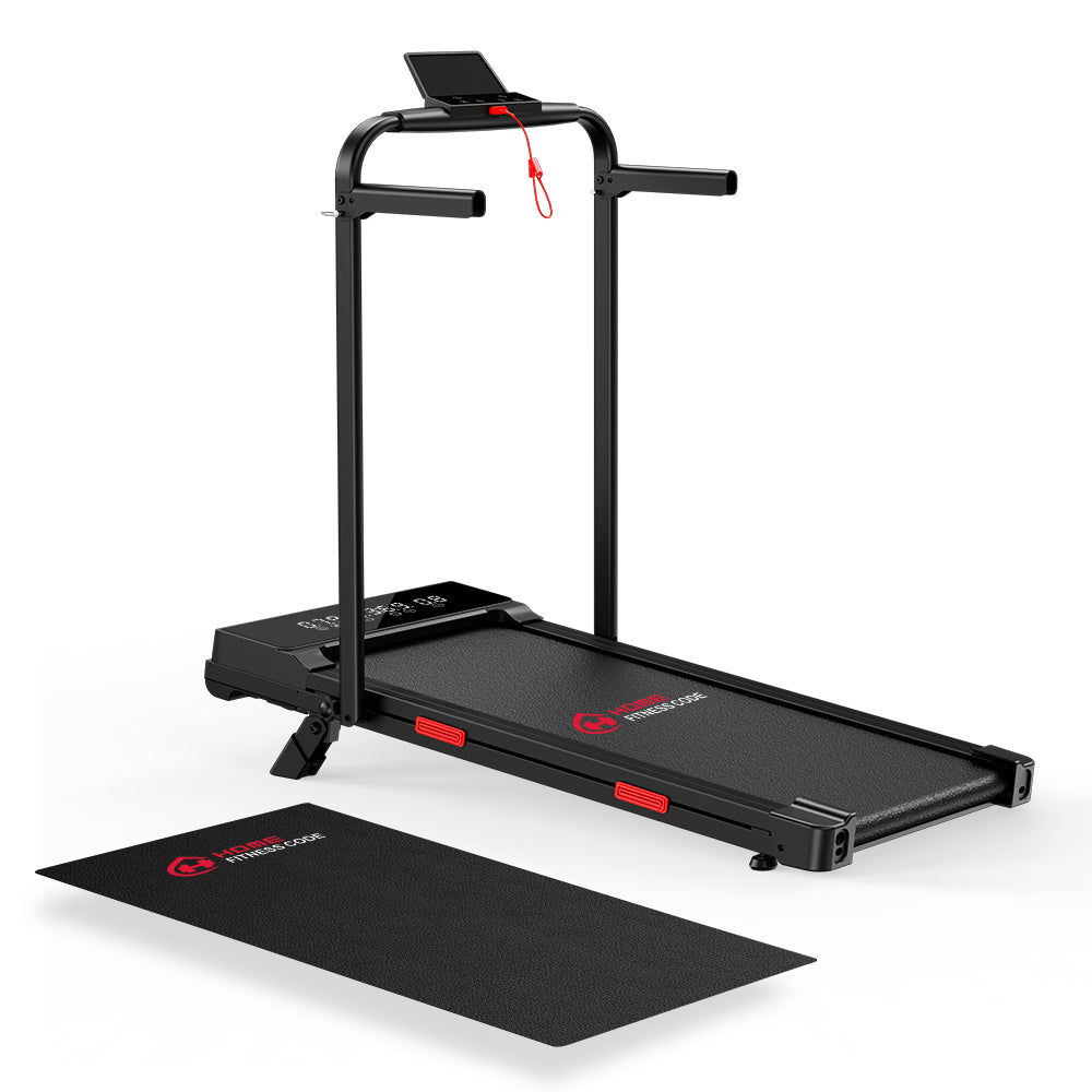 Klappbares Laufband Q2 Pro mit 5 % Manuelle Steigung, Geschwindigkeit 1–10 km/h (Neue Version)
