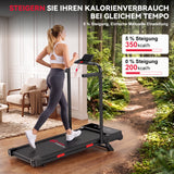 Klappbares Laufband Q2 Pro mit 5 % Manuelle Steigung, Geschwindigkeit 1–10 km/h (Neue Version)
