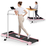 Klappbares Laufband Q2 Pro mit 5 % Manuelle Steigung, Geschwindigkeit 1–10 km/h (Neue Version)