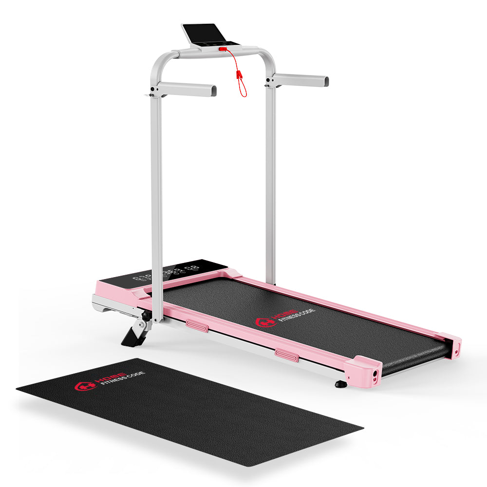 Klappbares Laufband Q2 Pro mit 5 % Manuelle Steigung, Geschwindigkeit 1–10 km/h (Neue Version)