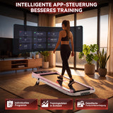 Klappbares Laufband Q2 Pro mit 5 % Manuelle Steigung, Geschwindigkeit 1–10 km/h (Neue Version)