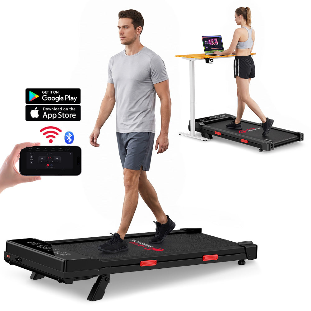 Laufband Q2 Pro mit 5 % Manuelle Steigung, Geschwindigkeit 1–10 km/h (Neue Version)