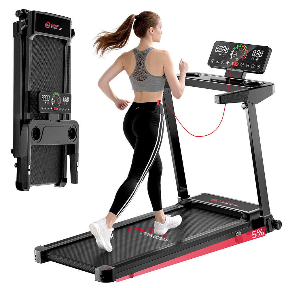 Klappbares Laufband Q8, 1-12 KM/H, 5% Manuelle Steigung