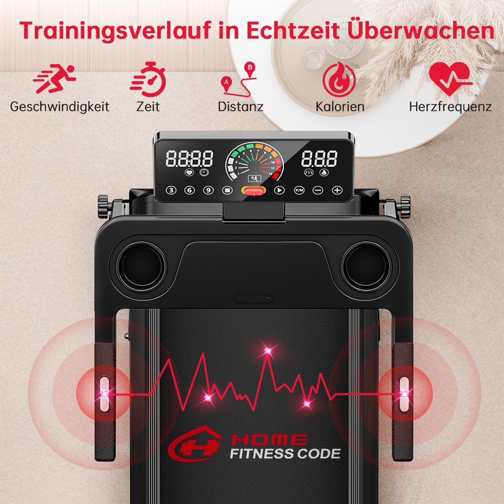 Klappbares Laufband Q8, 1-12 KM/H, 5% Manuelle Steigung