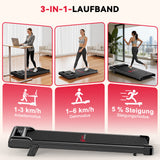Laufband Z3 mit Bürstenlosem Motor, Tempo 1-6KM/H, 5 % Manuelle Steigung