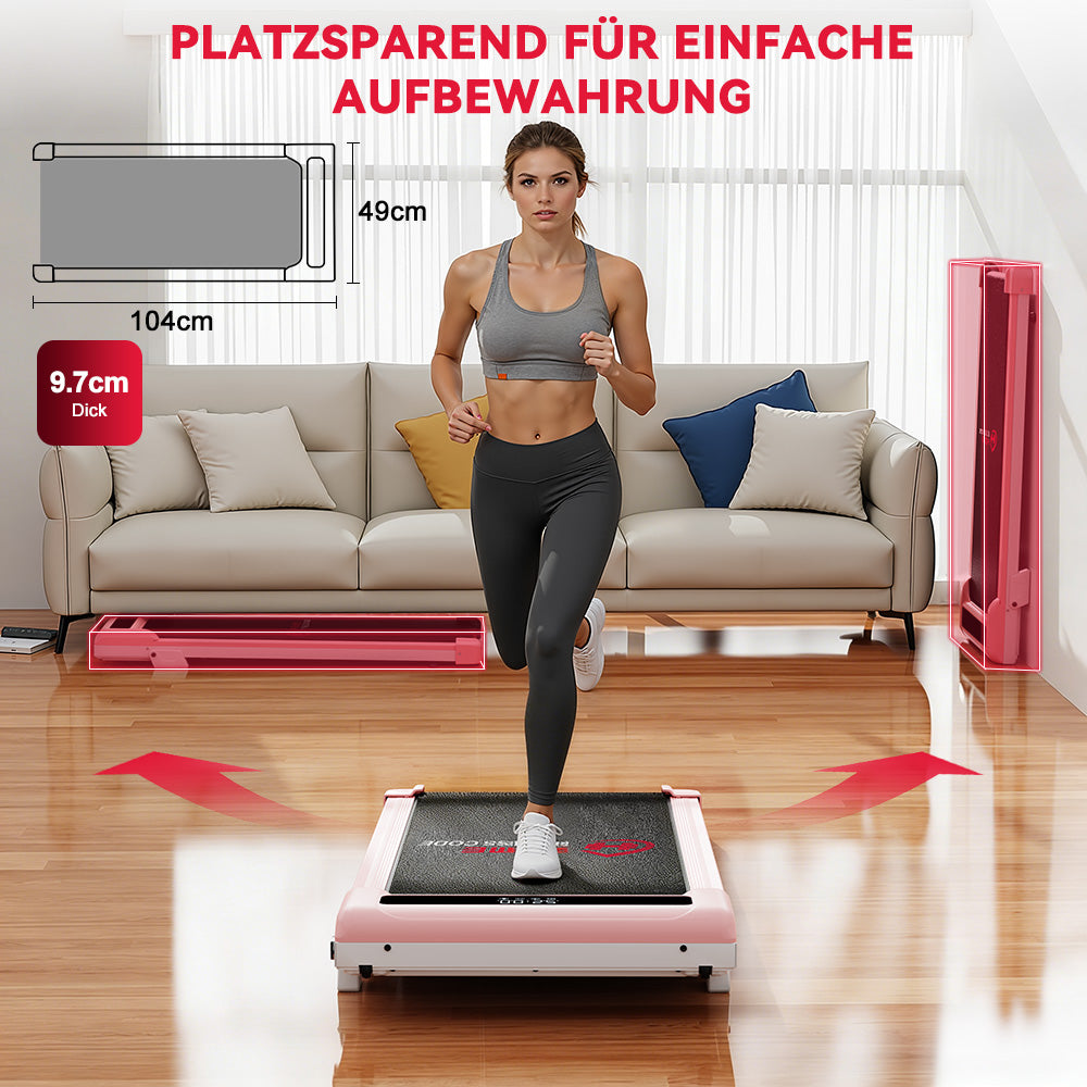 Laufband Z3 mit Bürstenlosem Motor, Tempo 1-6KM/H, 5 % Manuelle Steigung