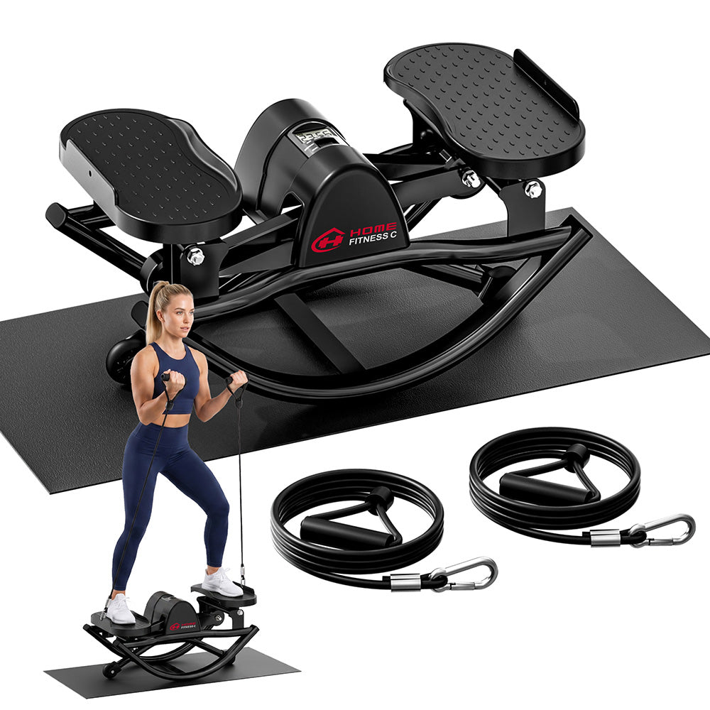 U-förmiger Stepper mit Widerstandsband & Rutschfester Matte