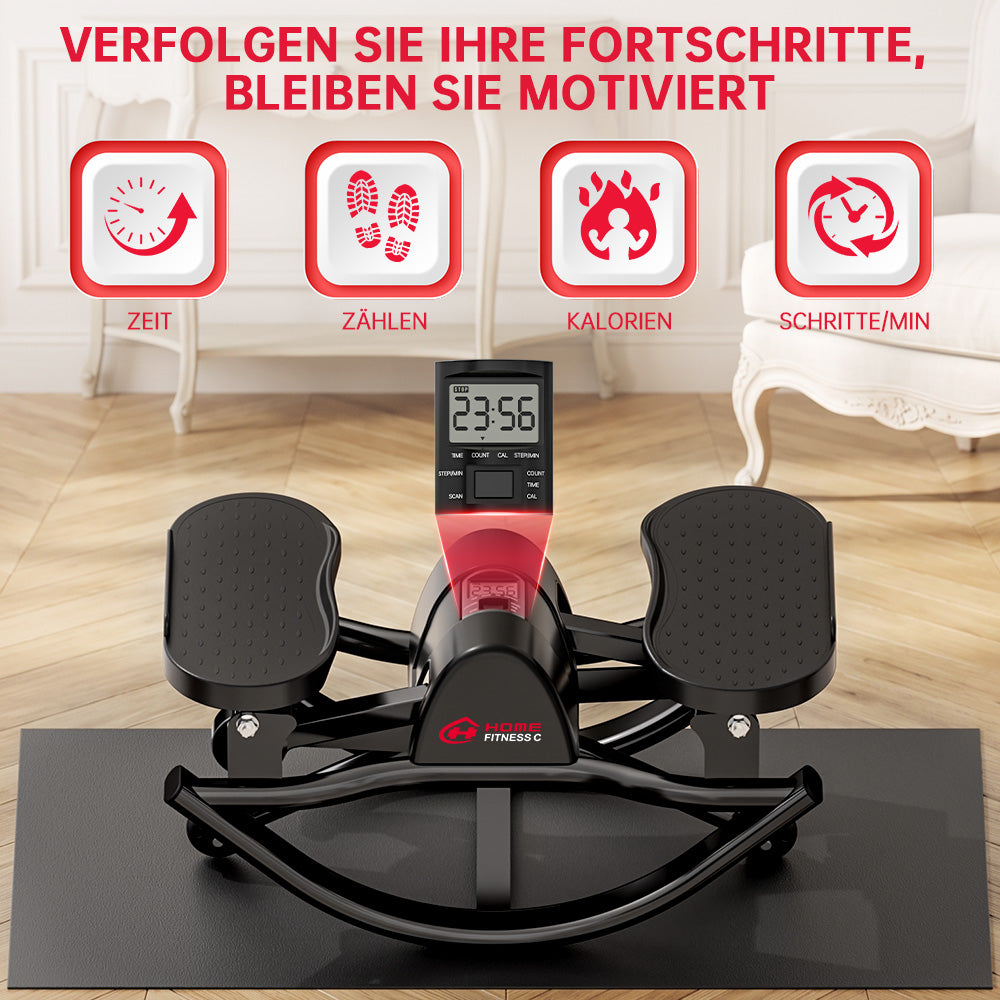U-förmiger Stepper mit Widerstandsband & Rutschfester Matte