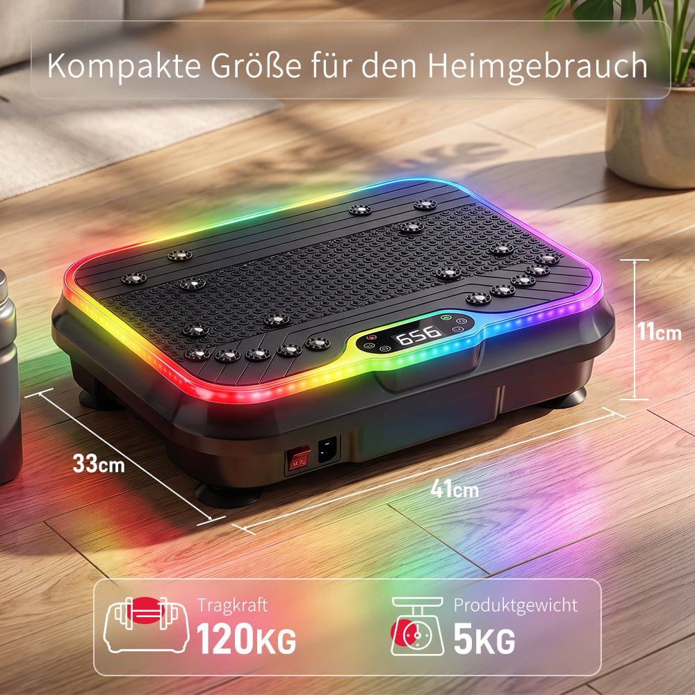 Fitness-Vibrationsplatte F1, 250 Intensitätsstufen
