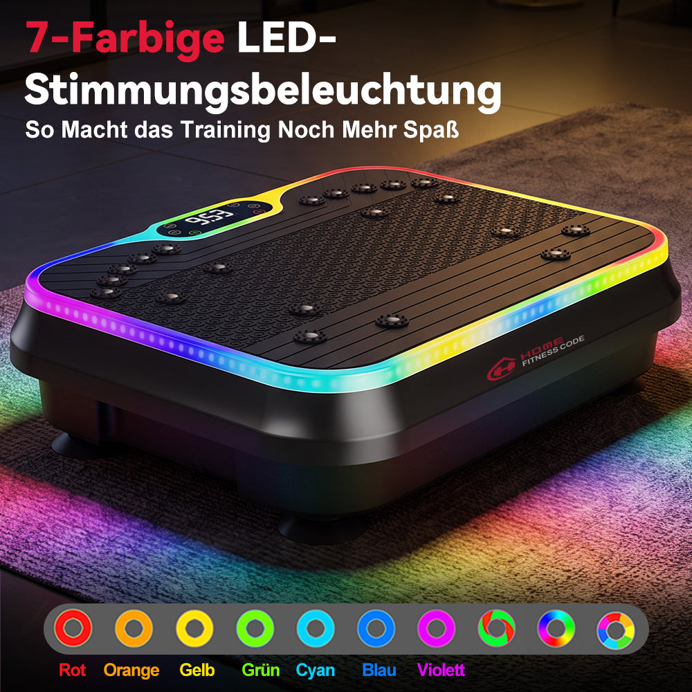 Fitness-Vibrationsplatte F1, 250 Intensitätsstufen