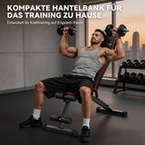 Klappbare Trainingsbank B1, Rückenlehne Verstellbar