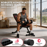 Klappbare Trainingsbank B1, Rückenlehne Verstellbar