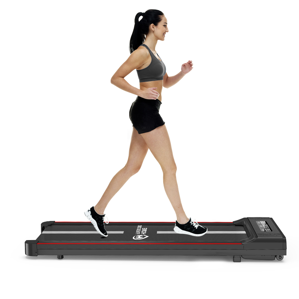 Laufband Walking Pad,1-10 km/h Geschwindigkeit mit  LCD-Display & Bluetooth Lautsprecher für Zuhause & Büro